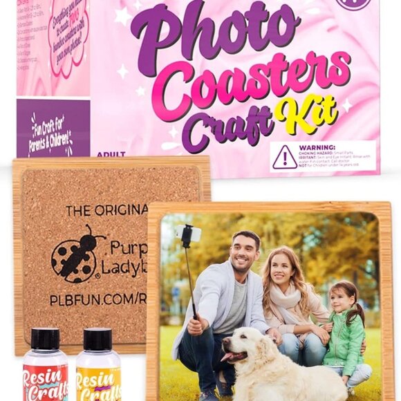 Photo Coaster Resin Craft Set - Picture 6 of 8